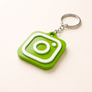 Smart NFC Instagram Keychain – Instant "Tap to Follow" Social Tag