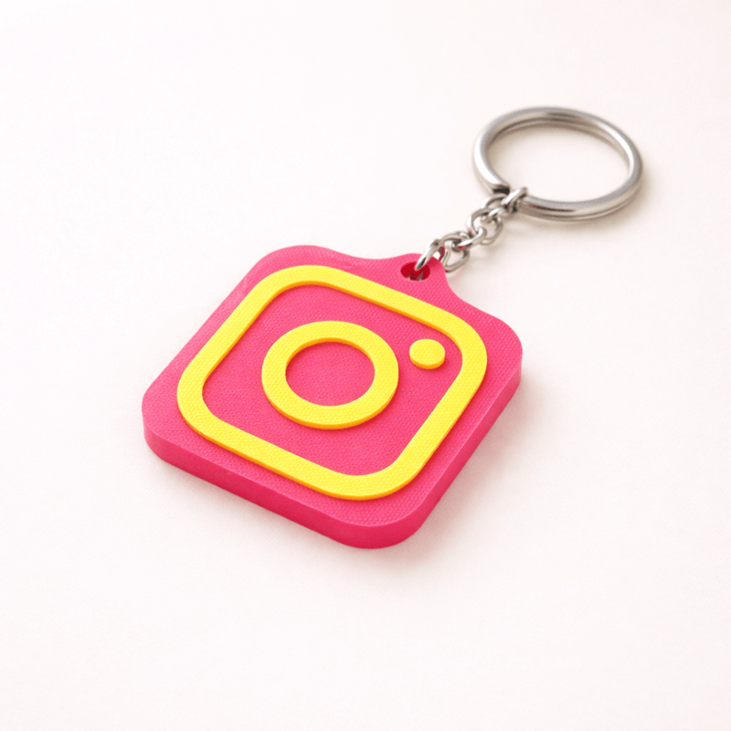 Smart NFC Instagram Keychain – Instant "Tap to Follow" Social Tag - Image 3