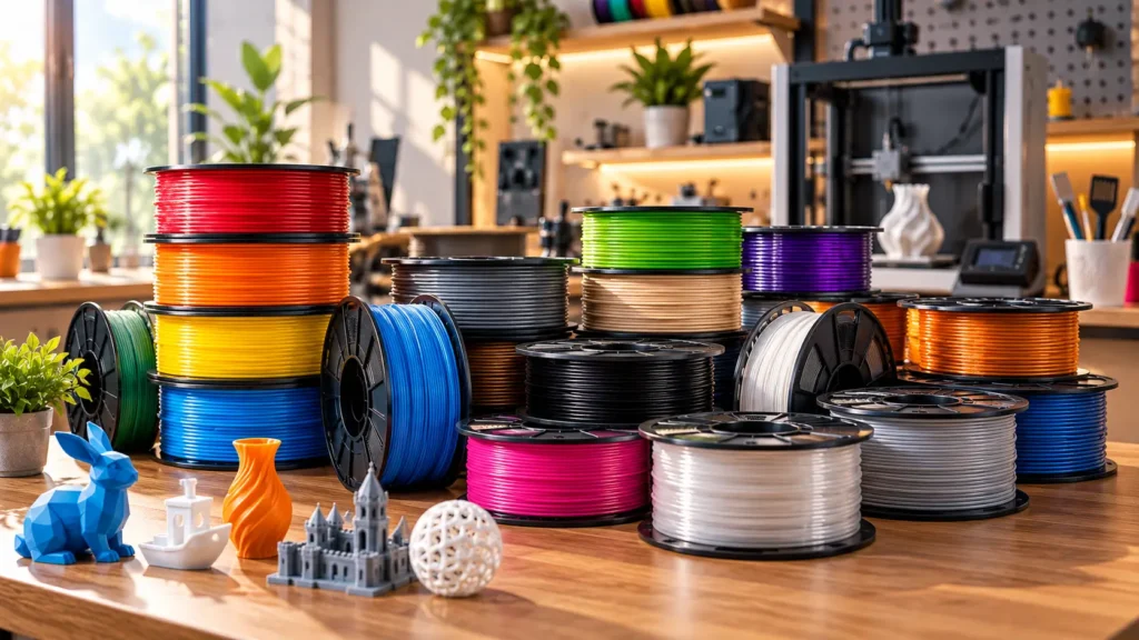 Different Filaments for 3D Printing